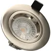 Image de Arlux Lighting - Lot 3 Spots acier encastrables Fixes saphyr GU10 5W 380lm Blanc Chaud