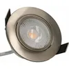 Image de Arlux Lighting - Lot 3 Spots acier encastrables Orientables ruby Module Gradable 5W 400lm Blanc Chaud