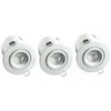Image de ARLUX LIGHTING Lot 3 Spots Encastres Blancs Orientables BIRDY, BBC, GU10, 5W, 3000K, 380lm