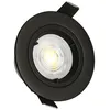 Image de Arlux Lighting - kit 3 spots noirs encastrables jade Fixe module 5W, 2-CCT, 400lm, Ø85