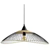 Image de Suspension en rotin de couleur noir/naturel D.65 cm - Seynave