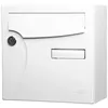 Image de Renz - Boîte aux lettres normalisée 1 porte extérieur acier blanc brillant