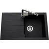 Image de Aquatop - vier de cuisine noir majorque - l 810 x l 500 x p 210 mm - sous-meuble 50 cm