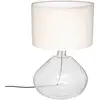 Image de Atmosphera - Lampe à poser en Métal et Verre transparent h 56 cm