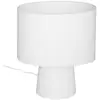 Image de Atmosphera - Lampe tissu Eira H45cm blanc créateur d'intérieur