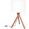 Image de Atmosphera - Lampe trépied natt en bois H66 créateur d'intérieur®