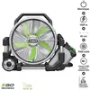 Image de Ego Power+ - Ventilateur brumisateur oscillant FN1800E 40W 5 vitesses H30cm D50cm Gris