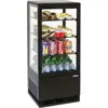 Image de Casselin - Mini Vitrine Réfrigérée Positive 78 Litres Noire
