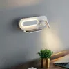 Image de Kosilum - Applique tablette liseuse orientable blanche - Calleo