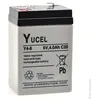 Image de Batterie plomb agm Y4-6 6V 4Ah F4.8 - Yucel