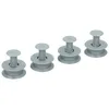 Image de 4 Roulettes panier supérieur d'origine (481252888113) Lave-vaisselle bauknecht, brandt, ignis, ikea Whirlpool kitchenaid, laden, nilfisk, radiola,