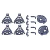 Image de Paliers de fixation panier inférieur d'origine (00418675, 418675) Lave-vaisselle balay Bosch gaggenau, neff, siemens