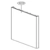 Image de LG - facade de porte argent pour lave vaisselle ACQ76172920