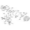 Image de Croisillon complet rep 0404 pour lave linge Siemens 00474150
