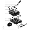 Image de Roulette assemblee de panier inferieur pour lave vaisselle...