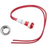 Image de VOYANT ROUGE Ø 10MM + CABLE + ECROU pour LAVE LINGE - D342063