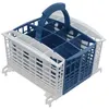 Image de Panier à couverts pour Lave-vaisselle Hotpoint - Ariston bleu satin et accès amovibles C00114049