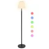 Image de Lampadaire solaire extérieur avec led multicolore