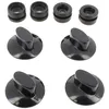 Image de Bouton noir 12h par 4 - table de cuisson