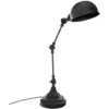 Image de Lampe de bureau en métal couleur noire - L.32 x l.15 x H.55 cm Pegane