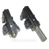 Image de Gde - Kit 2 balais charbon type d ceset pour Lave Linge compatible Whirlpool 481236248004