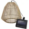 Image de Suspension solaire bohème maya Marron Poly rotin H39cm