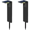 Image de Lot de 2 balises solaires OSTRY Noir Plastique 150LM