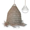 Image de Lumisky - Suspension nomade anafi Beige Jonc de mer H47CM