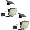 Image de Lot de 2 spots solaire brightly Noir abs H12cm