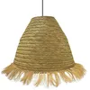 Image de Suspension d'extérieur avec câble big anafi Beige Fibre naturelle D100 cm