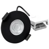 Image de Aluson - Spot led Encastrable RT2020 D67 5W/8W IP65 cct Recouvrable et Variable Noir - 60 ° - Switch 2700-3000-4000-6000K
