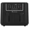 Image de Continental Edison - Friteuse Electrique Airfryer a Air Sans huile CERFRSH24002CB - 9 l - Double bacs - 2400W - Noir