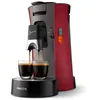 Image de Cafetière à dosette Philips Senseo® Select CSA240/91 1450 W Rouge intense et gris cachemire