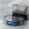 Image de Aspirateur Robot Laveur Connecté EZICLEAN I-Bot Z5 - 75 min - 2.6Kpa - 60-90m² - Sols durs - 0.25L