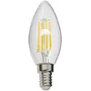 Image de Ampoule à filament led flamme, culot E14, 4W cons. (40W eq.), lumière blanc chaud - RFV470F - Xanlite