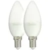 Image de Xanlite - Ampoule led flamme, culot E14, 5W cons. (40W eq.), lumière blanc chaud - PACK2EV470F