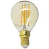 Image de Xanlite - Ampoule led (P45) / Vintage au verre ambré, culot E14, 3,8W cons. (30W eq.), 350 lumens, lumière blanc chaud - RFDV400PA