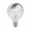 Image de Ampoule LED G95 Silver, culot E27, 8W cons. (60W eq.), 850 lumens, lumière blanc chaud