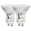 Image de Xanlite - Lot de 2 ampoules led spots au culot GU10, 5W cons. (50W eq.), lumière blanche chaude - PACK2VG50S