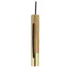 Image de Xanlite - Suspension Tempo en bois et laiton, culot E27 - cosdetebol