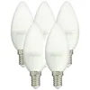 Image de Xanlite - Lot x5 Ampoules led flamme, culot E14, 5,5W cons. (40W éq.), lumière blanc neutre - PACK5EV470FCW