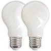 Image de Xanlite - Lot de 2 ampoules Filament led A60 Opaque, culot E27, 806 Lumens, equivalence 60 w, 4000 Kelvins, Blanc Neutre - PACK2RFE806GOCW