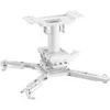 Image de Kimex - Support plafond vidéoprojecteur, Hauteur 25cm, Blanc