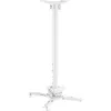 Image de Kimex - Support plafond vidéoprojecteur, Hauteur 60-90cm, Blanc