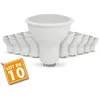Image de Lot de 10 Ampoules LED GU10 7W eq. 75W 4000K Blanc naturel
