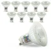 Image de Lot de 10 Ampoules GU10 5W 420 Lm Equi. 50W Température de Couleur: Blanc chaud 2700K