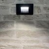 Image de Applique Murale Extérieure Balisage Noir 2W IP65 Température de Couleur: Blanc neutre 4000K
