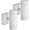 Image de Lot de 2 Appliques venice blanches extérieure double faisceau GU10 IP54