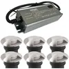 Image de Lot de 6 Encastrables de Sol Balisage 3W Mini-CANYON IP67 12V avec transformateur selv 50W IP67 Température de Couleur: Blanc neutre 4000K