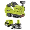 Image de Ryobi - Pack ponceuse à bande 75 mm 18V One+ R18BS-0 - 1 batterie 4.0Ah - 1 chargeur 2.0Ah RC18120-140